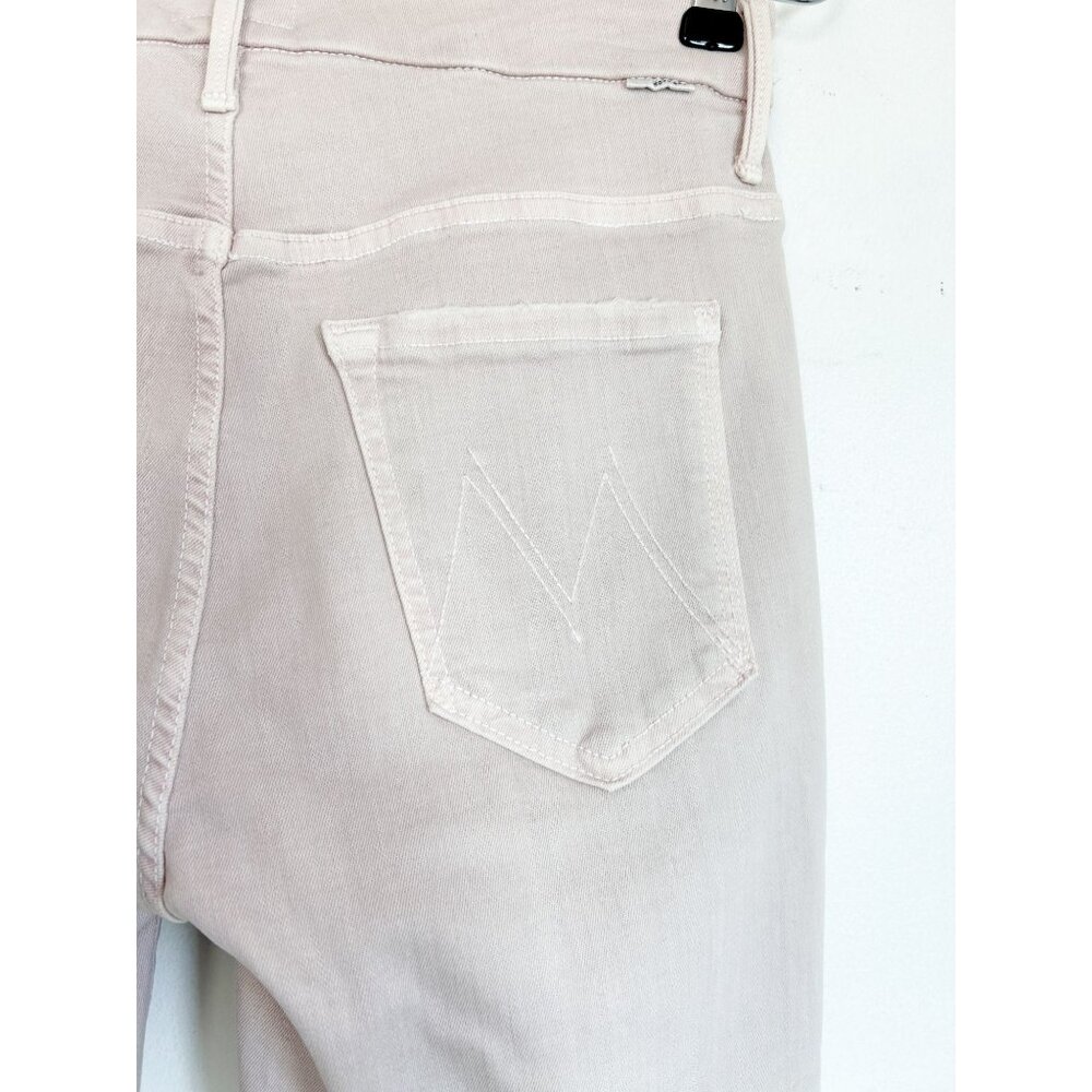Mother High Waisted Looker Dagger Ankle Fray in Blush - Sz 27 - NWT - Picture 6 of 14